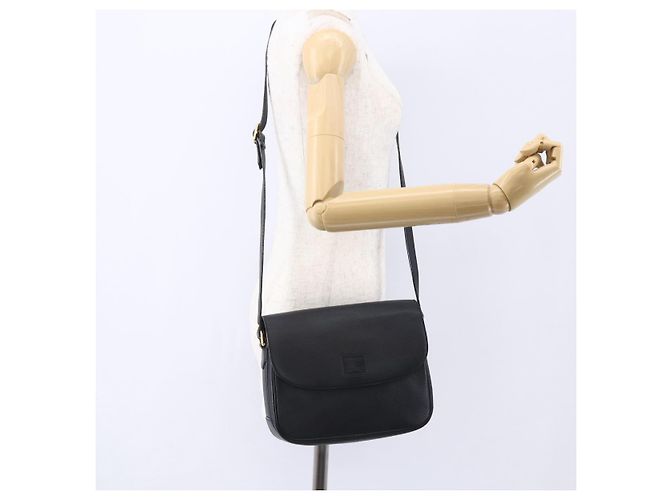 Autre Marque Borsa a Spalla Burberrys in Pelle Nera e Oro Auth ep12073 Nero D'oro - vista 21