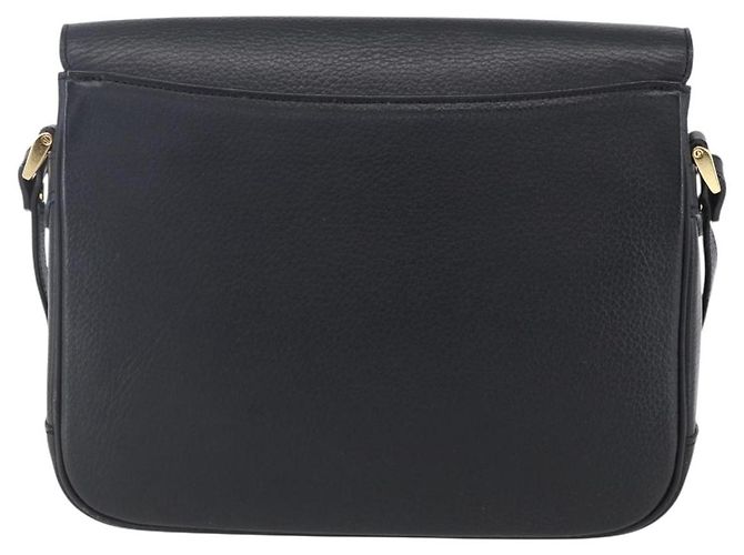 Autre Marque Borsa a Spalla Burberrys in Pelle Nera e Oro Auth ep12073 Nero D'oro - vista 3