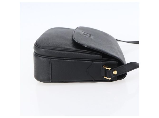 Autre Marque Borsa a Spalla Burberrys in Pelle Nera e Oro Auth ep12073 Nero D'oro - vista 5