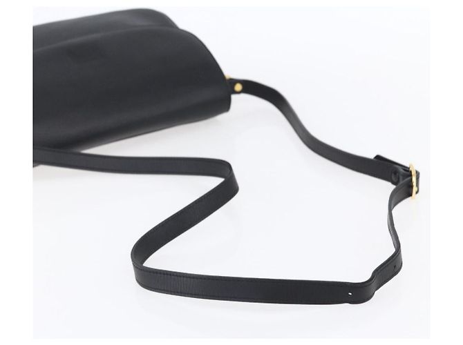 Autre Marque Borsa a Spalla Burberrys in Pelle Nera e Oro Auth ep12073 Nero D'oro - vista 7