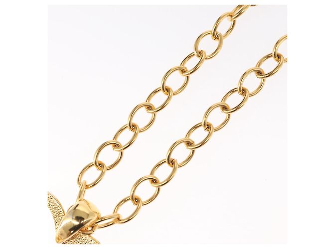 Collana CHANEL COCO in metallo dorato CC Auth 154033SAV - vista 12