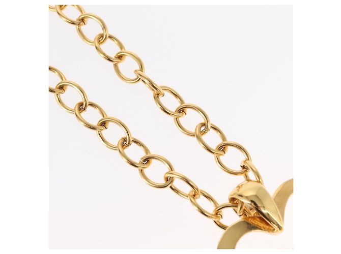 Collana CHANEL COCO in metallo dorato CC Auth 154033SAV - vista 4