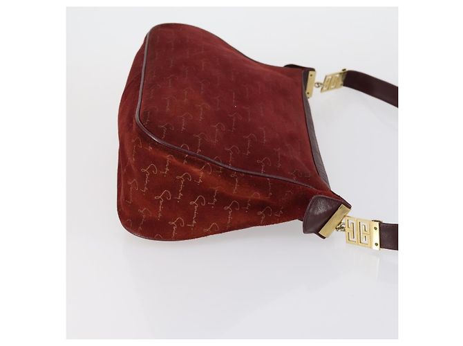 Hermès HERMES Givenchy Bally Tasche Set 3 aus Canvas Wildleder PVC Beige Bordeaux Auth bs31062 Schwarz - Ansicht 18