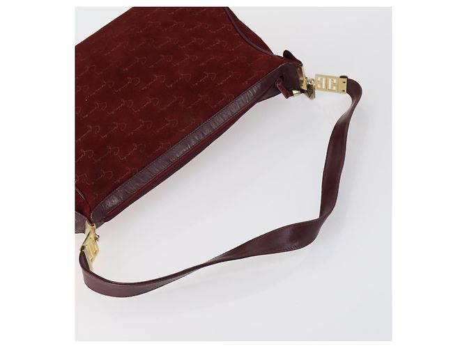 Hermès HERMES Givenchy Bally Tasche Set 3 aus Canvas Wildleder PVC Beige Bordeaux Auth bs31062 Schwarz - Ansicht 19