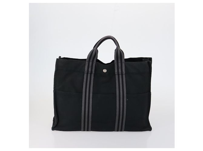 Hermès HERMES Givenchy Bally Tasche Set 3 aus Canvas Wildleder PVC Beige Bordeaux Auth bs31062 Schwarz - Ansicht 2