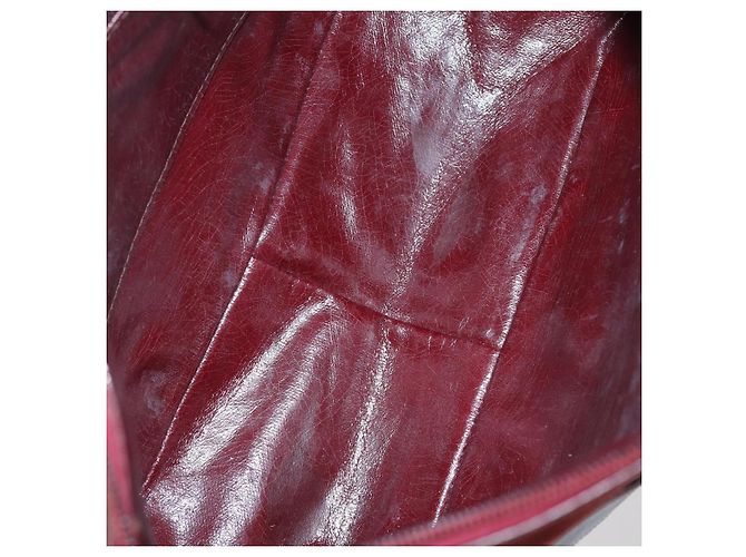 Hermès HERMES Givenchy Bally Tasche Set 3 aus Canvas Wildleder PVC Beige Bordeaux Auth bs31062 Schwarz - Ansicht 22