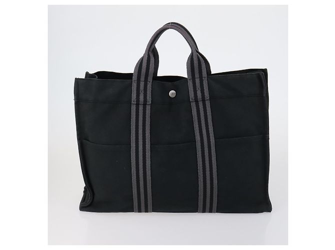 Hermès HERMES Givenchy Bally Tasche Set 3 aus Canvas Wildleder PVC Beige Bordeaux Auth bs31062 Schwarz - Ansicht 3