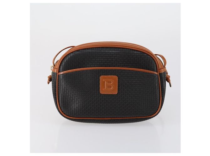Hermès HERMES Givenchy Bally Tasche Set 3 aus Canvas Wildleder PVC Beige Bordeaux Auth bs31062 Schwarz - Ansicht 9