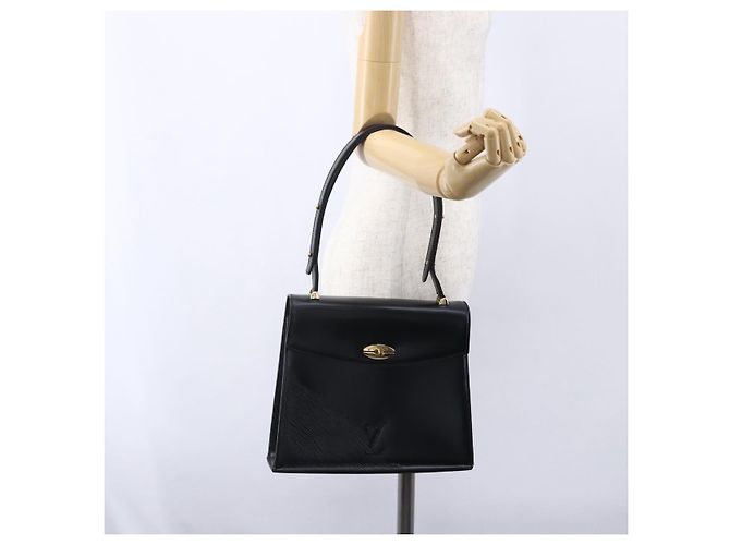 LOUIS VUITTON Borsa Spartan in pelle Epi Opera Line Nera M63942 Auth ep12059 Nero - vista 22