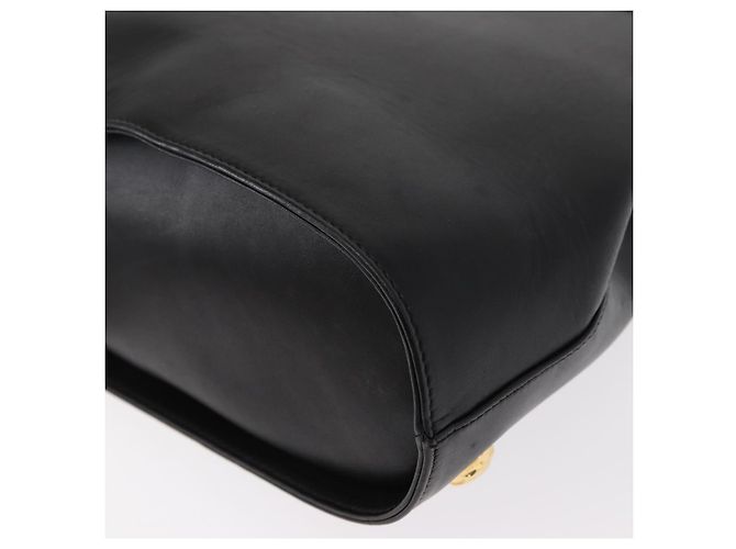 Borsa a mano Salvatore Ferragamo in pelle 2 in 1 nera e oro Auth 152685 Nero D'oro - vista 15