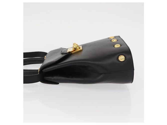 Borsa a mano Salvatore Ferragamo in pelle 2 in 1 nera e oro Auth 152685 Nero D'oro - vista 5