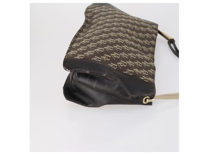 Autre Marque Borsa a Spalla Bottega Veneta in Tela 2 Set Beige Marrone Auth bs31060 - vista 4