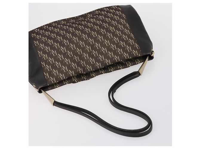 Autre Marque Borsa a Spalla Bottega Veneta in Tela 2 Set Beige Marrone Auth bs31060 - vista 5
