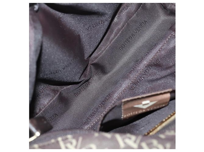 Autre Marque Borsa a Spalla Bottega Veneta in Tela 2 Set Beige Marrone Auth bs31060 - vista 9