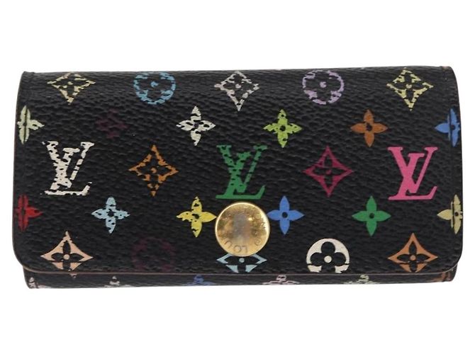 LOUIS VUITTON Monogram Multicolor Multicles 4 Key Case Black M93732 Auth 152246 - view 13