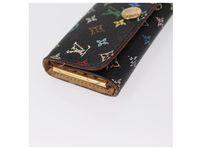 LOUIS VUITTON Monogram Multicolor Multicles 4 Key Case Black M93732 Auth 152246 - view 14