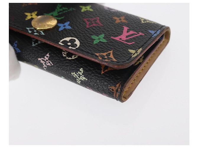 LOUIS VUITTON Monogram Multicolor Multicles 4 Key Case Black M93732 Auth 152246 - view 15