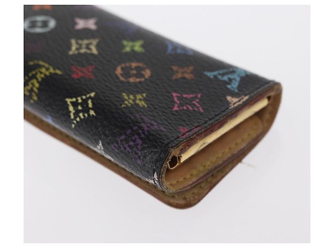 LOUIS VUITTON Monogram Multicolor Multicles 4 Key Case Black M93732 Auth 152246 - view 17