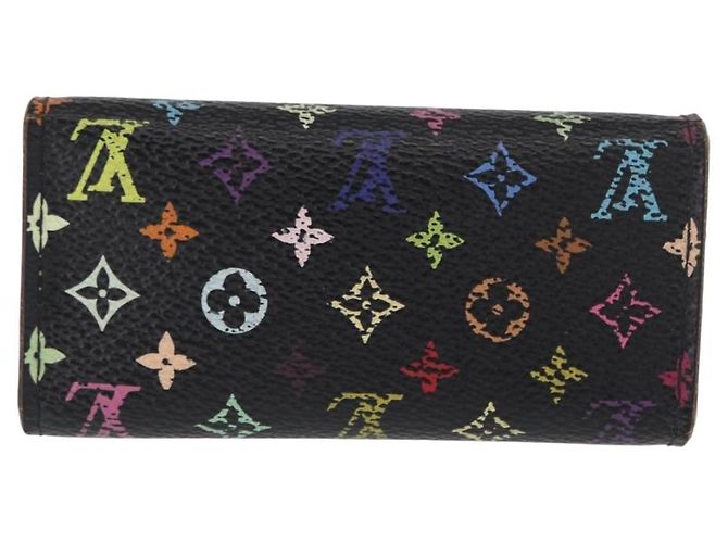 LOUIS VUITTON Monogram Multicolor Multicles 4 Key Case Black M93732 Auth 152246 - view 2
