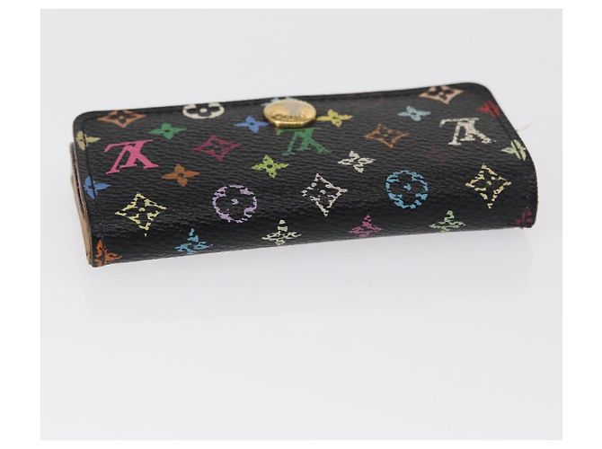 LOUIS VUITTON Monogram Multicolor Multicles 4 Key Case Black M93732 Auth 152246 - view 5