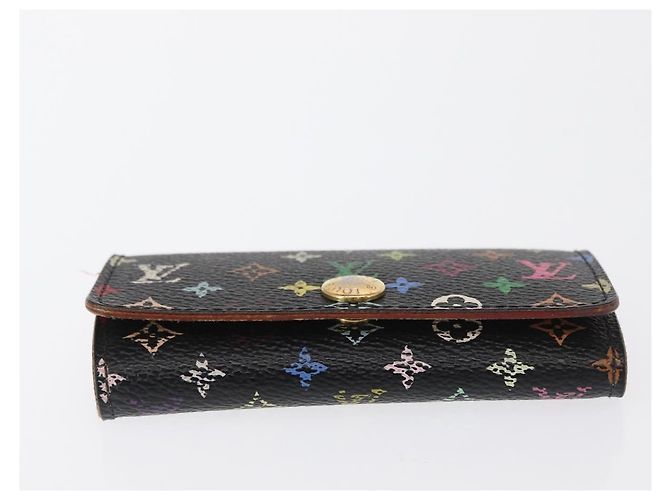 LOUIS VUITTON Monogram Multicolor Multicles 4 Key Case Black M93732 Auth 152246 - view 6