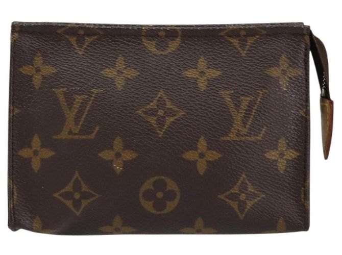 LOUIS VUITTON Poche Toilette Monogram 15 M47546 LV Auth BA8359 Monogramma - vista 13