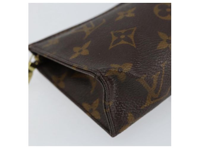 LOUIS VUITTON Poche Toilette Monogram 15 M47546 LV Auth BA8359 Monogramma - vista 14
