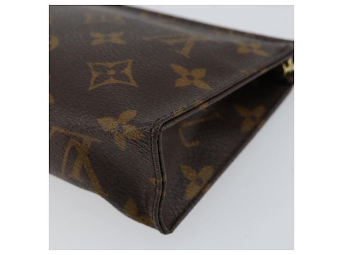 LOUIS VUITTON Poche Toilette Monogram 15 M47546 LV Auth BA8359 Monogramma - vista 15