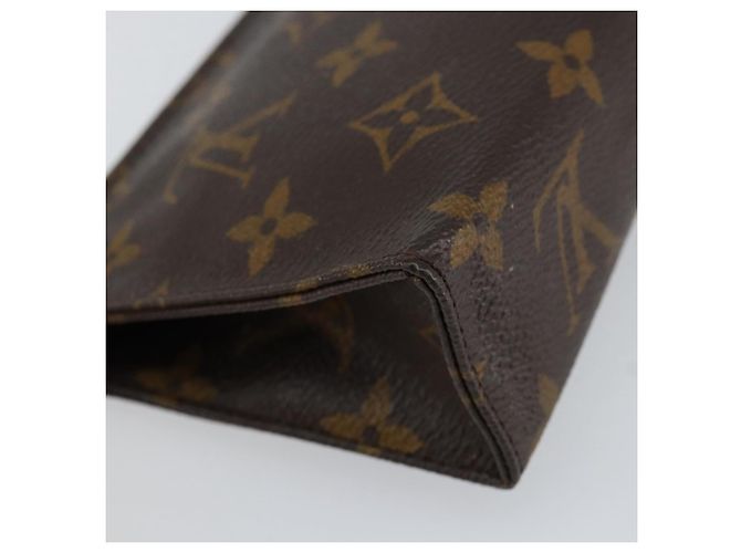 LOUIS VUITTON Poche Toilette Monogram 15 M47546 LV Auth BA8359 Monogramma - vista 16