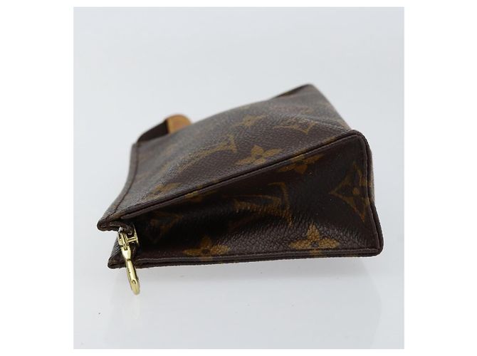LOUIS VUITTON Poche Toilette Monogram 15 M47546 LV Auth BA8359 Monogramma - vista 4