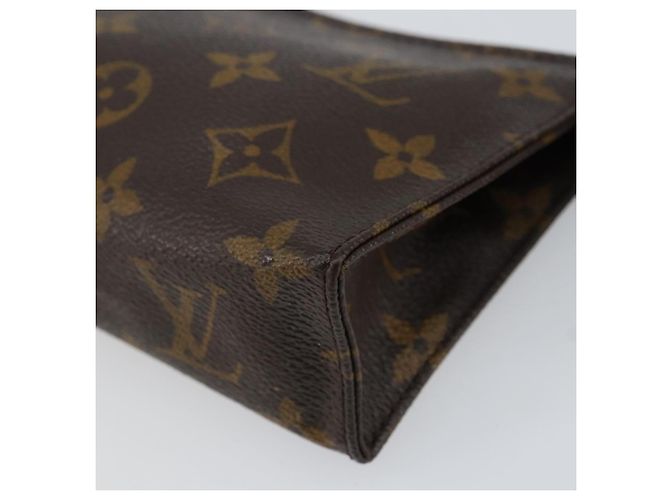 LOUIS VUITTON Poche Toilette Monogram 15 M47546 LV Auth BA8359 Monogramma - vista 7