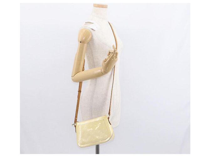 LOUIS VUITTON Borsa a Spalla Minna Street Monogram Vernis Perle M91509 Auth 153907 - vista 22