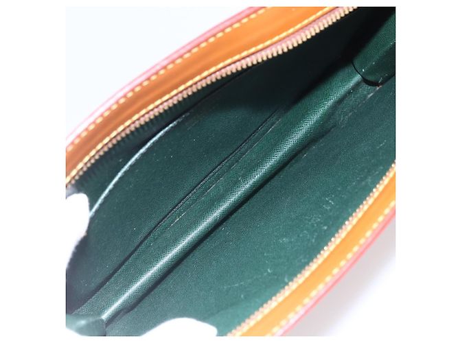 LOUIS VUITTON Pochette Masculina Epi Bolsa Marrom Zipangu Dourado M52528 LV Auth th6459 - vista 9