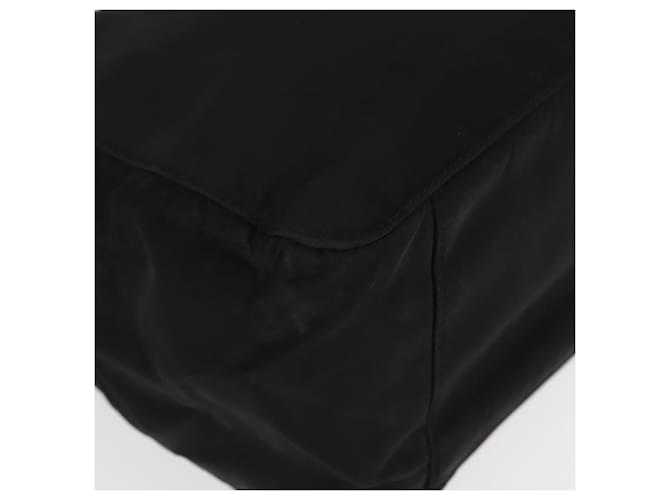 Borsa a mano PRADA in nylon nero argento Auth BA7771 - vista 15
