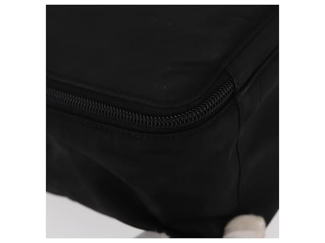 Borsa a mano PRADA in nylon nero argento Auth BA7771 - vista 17