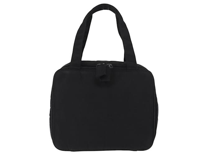 Borsa a mano PRADA in nylon nero argento Auth BA7771 - vista 2