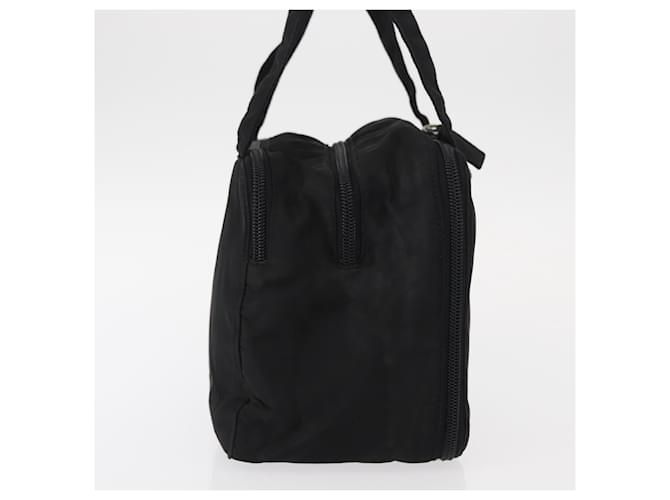 Borsa a mano PRADA in nylon nero argento Auth BA7771 - vista 3