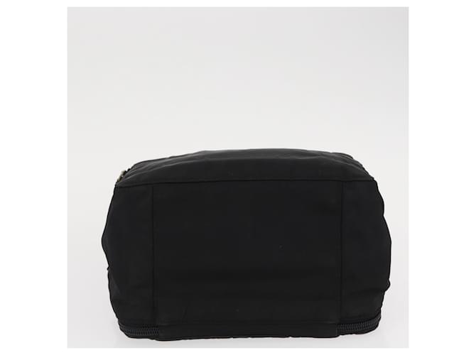 Borsa a mano PRADA in nylon nero argento Auth BA7771 - vista 5