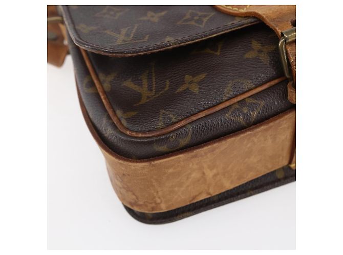 LOUIS VUITTON Borsa a Spalla Monogram Cartouchiere MM M51253 LV Auth ka331 Monogramma - vista 15
