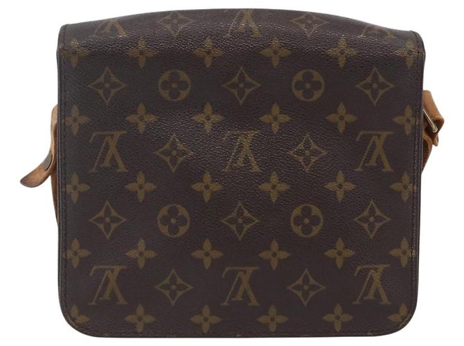 LOUIS VUITTON Borsa a Spalla Monogram Cartouchiere MM M51253 LV Auth ka331 Monogramma - vista 2