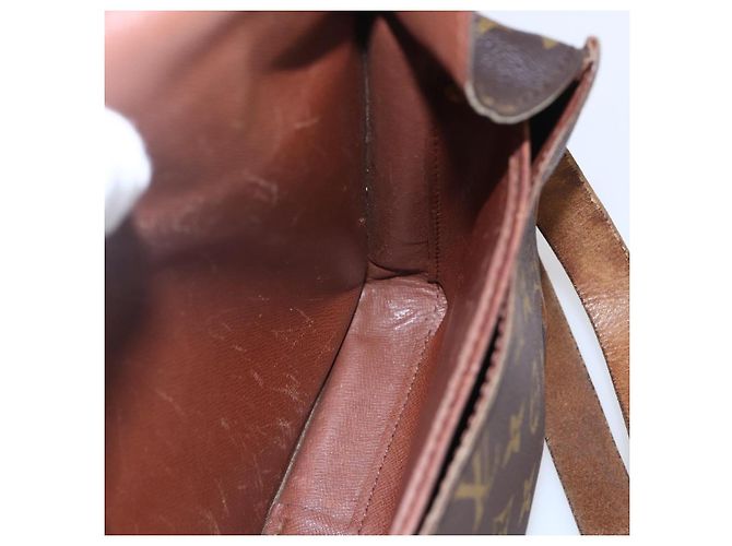 LOUIS VUITTON Borsa a Spalla Monogram Cartouchiere MM M51253 LV Auth ka331 Monogramma - vista 21