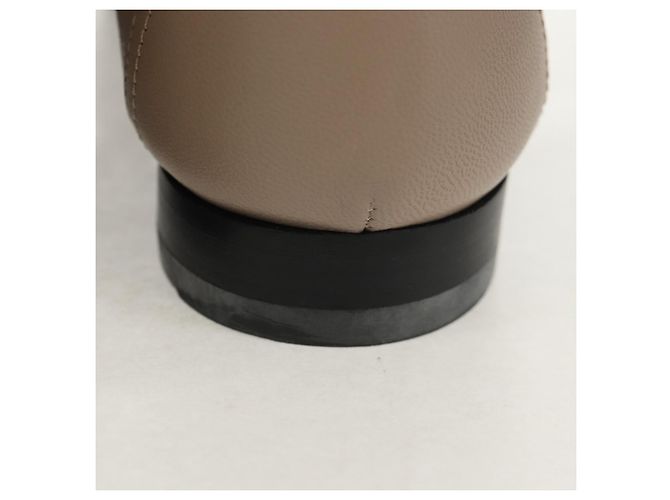 Hermès HERMES Mokassin Royale Schuhe Leder Beige Auth BA7957M - Ansicht 6
