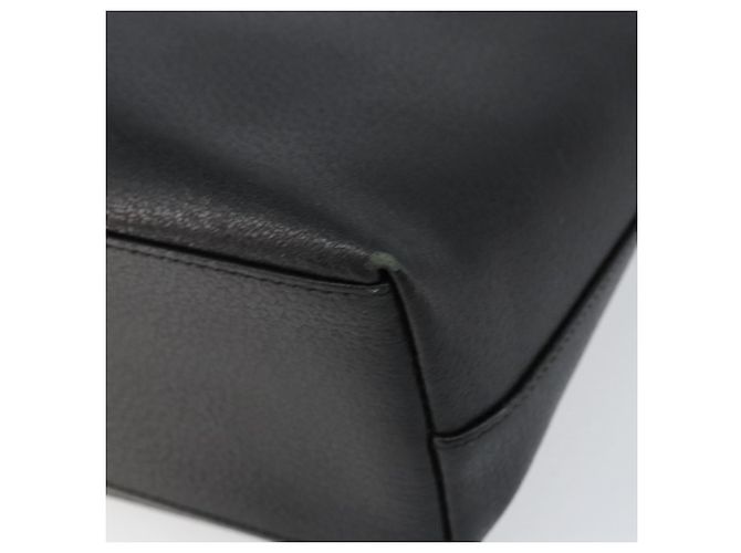 Borsa Tote in pelle nera e oro GUCCI 002 1817 0336 Auth ep12099 Nero D'oro - vista 16