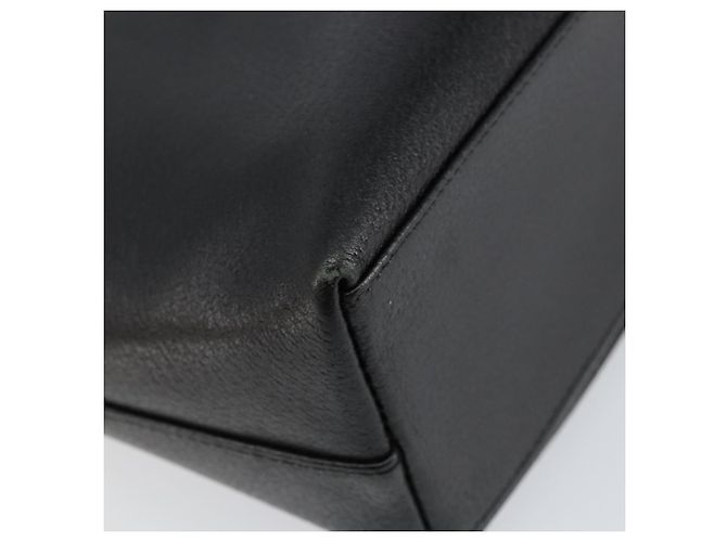 Borsa Tote in pelle nera e oro GUCCI 002 1817 0336 Auth ep12099 Nero D'oro - vista 17