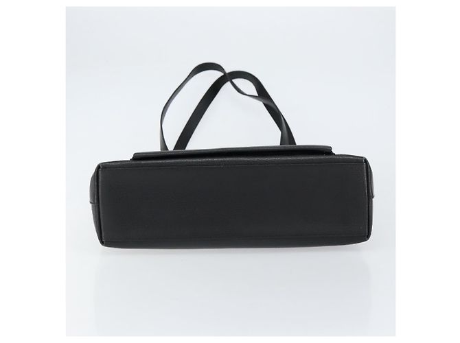 Borsa Tote in pelle nera e oro GUCCI 002 1817 0336 Auth ep12099 Nero D'oro - vista 5