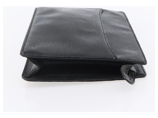 LOUIS VUITTON Pochette Uomo Epi Borsa a Clutch Nera M52522 LV Auth BA8471 Nero - vista 4