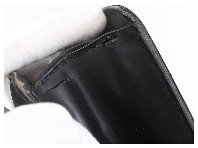 LOUIS VUITTON Pochette Uomo Epi Borsa a Clutch Nera M52522 LV Auth BA8471 Nero - vista 8