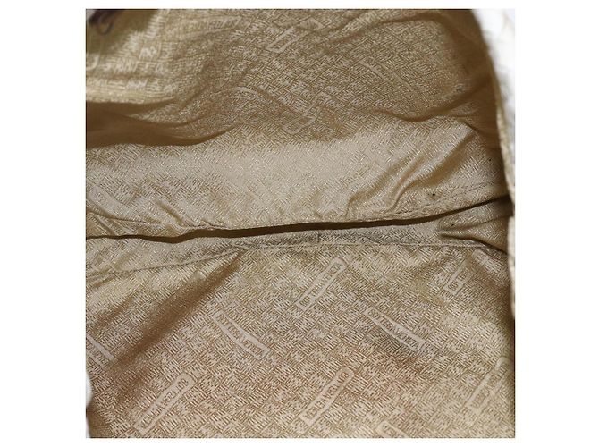 Autre Marque Borsa a Spalla in Pelle Bianca e Argento INTRECCIATO di BOTTEGA VENETA Auth bs30958 Bianco - vista 10