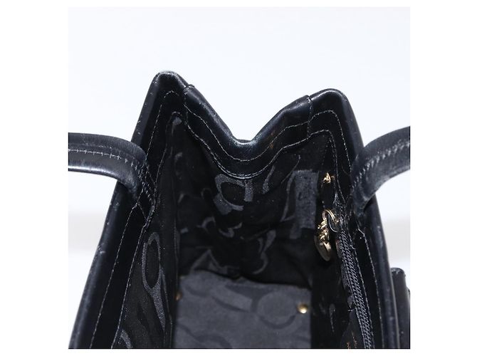 Borsa a mano Vala in pelle nera e oro Salvatore Ferragamo Auth BA7667 Nero D'oro - vista 18