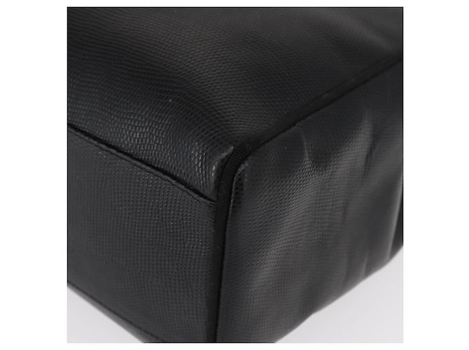 Borsa Tote Vala in pelle nera e oro Auth BA7676 di Salvatore Ferragamo Nero D'oro - vista 12